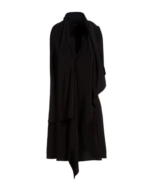 Yohji Yamamoto Black Shirt Triacetate, Polyester