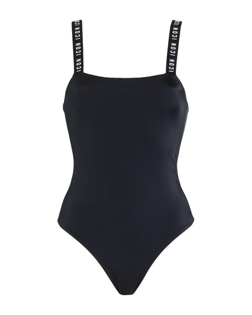 DSquared² Black One-piece Swimsuit