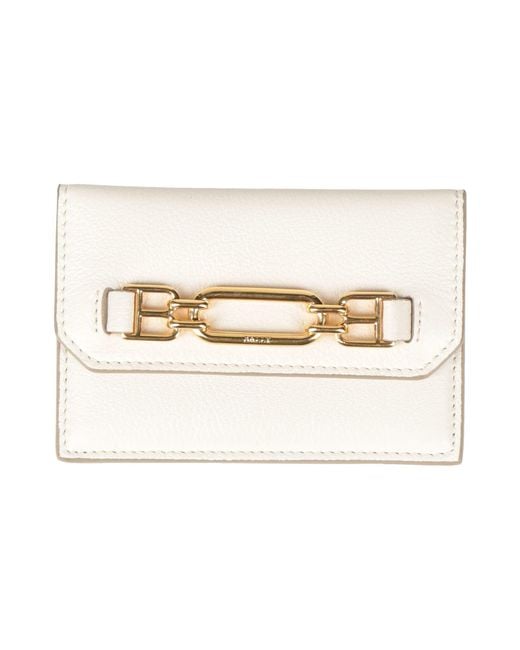 Bally Natural Ivory Pouch Leather