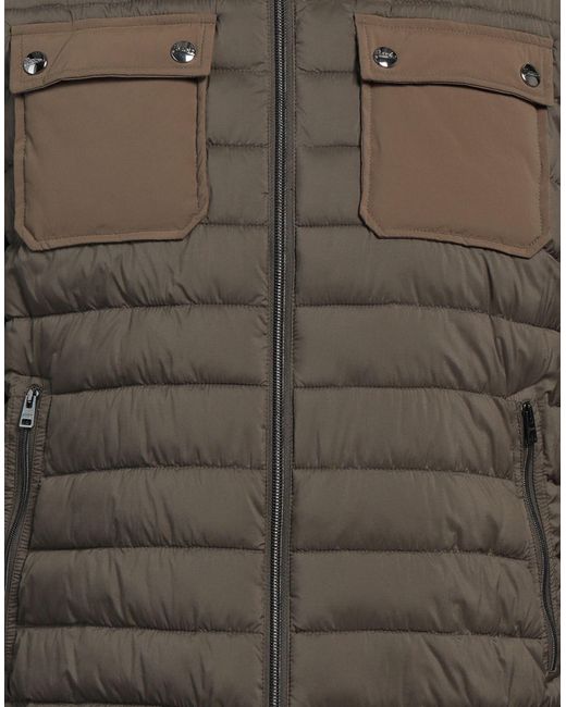Herno Gray Puffer Polyamide, Polyurethane, Elastane for men