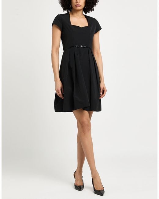 Givenchy Black Mini Dress Polyester, Cotton