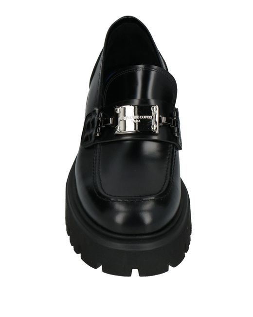 Giovanni Conti Black Loafer for men