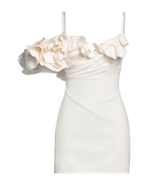 Jacquemus White Mini Dress