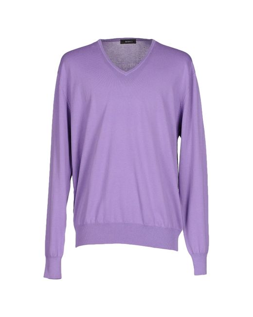 Browns Purple Sweater for men