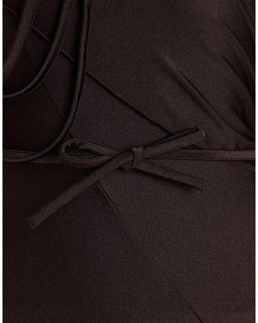 Coperni Black Bodysuit Polyamide, Elastane