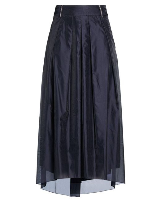 Peserico Blue Midi Skirts