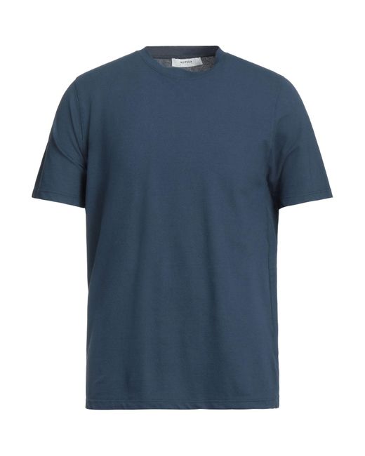Alpha Studio Blue T-shirt for men