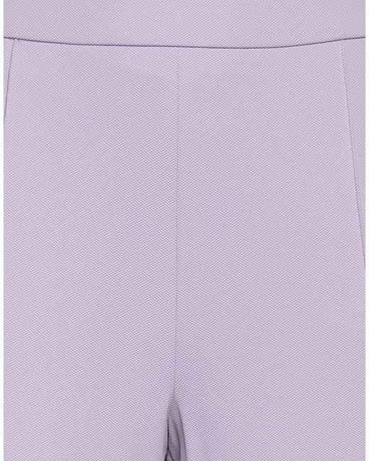RAFFAELLO ROSSI Purple Pants Polyamide, Elastane