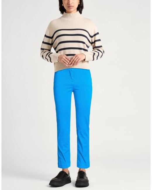 Semicouture Blue Trouser