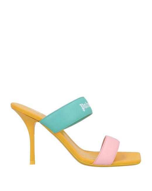Palm Angels White Sandals