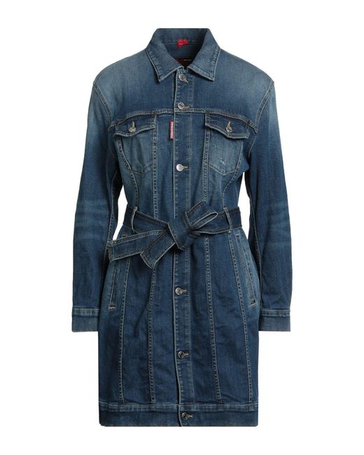 DSquared² Blue Denim Outerwear