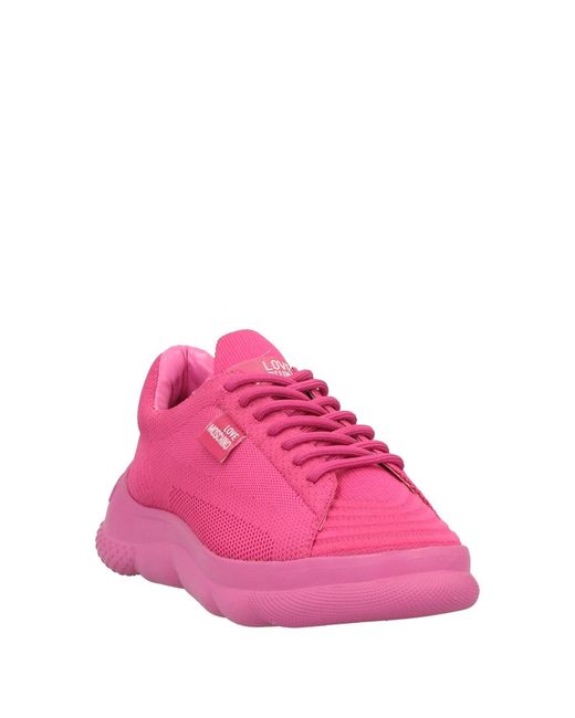 Love Moschino Pink Sneakers