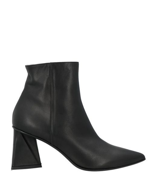 Strategia Black Ankle Boots