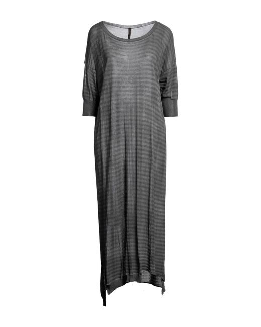Manila Grace Midi Dress in Gray Lyst
