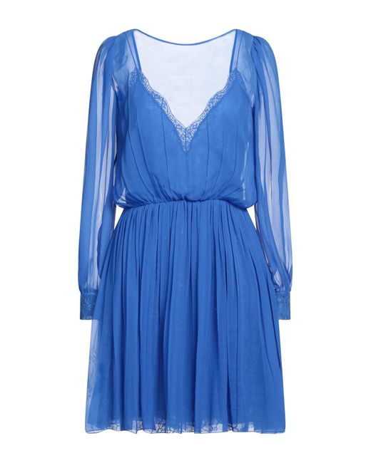Alberta Ferretti Blue Mini Dress