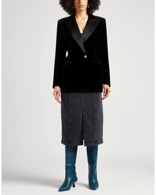 Alexandre Vauthier Black Blazer Wool