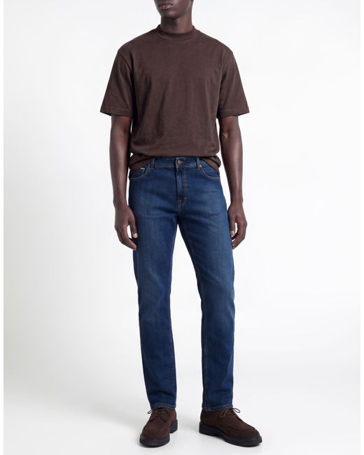 Briglia 1949 Blue Dnm Jeans Cotton, Elastane for men