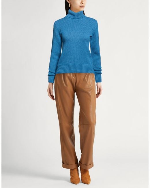 Moorer Blue Turtleneck