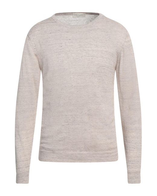 Pullover di FILIPPO DE LAURENTIIS in White da Uomo