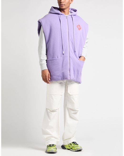 Philosophy Di Lorenzo Serafini Purple Jacket Cotton, Polyester for men