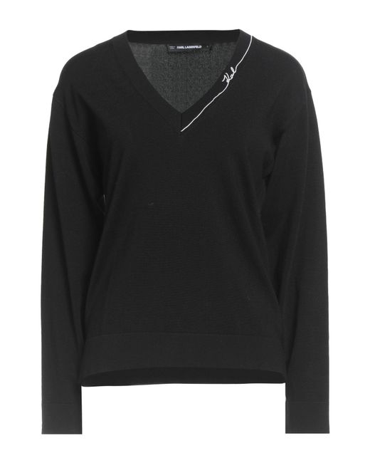 Pullover Karl Lagerfeld de color Black