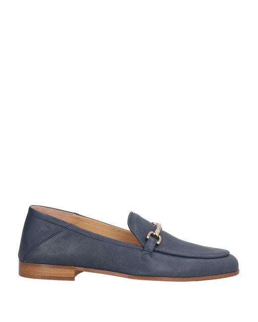 Lemarè Blue Loafers Leather