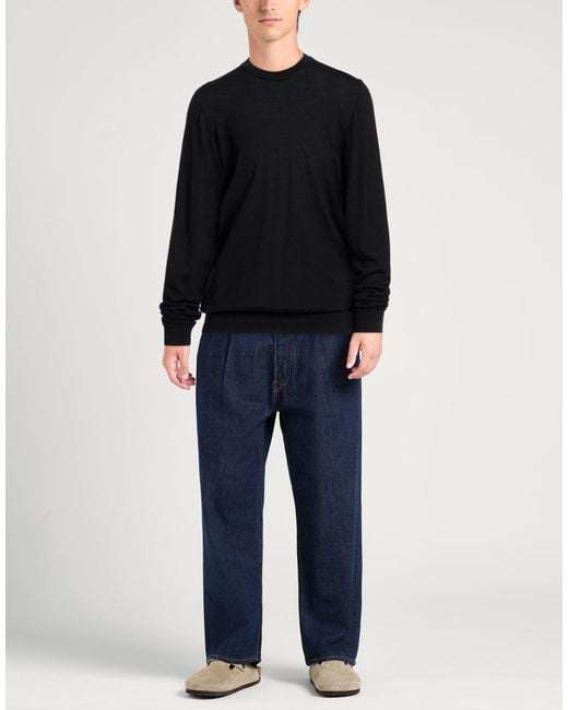 Woolrich Black Sweater Virgin Wool for men