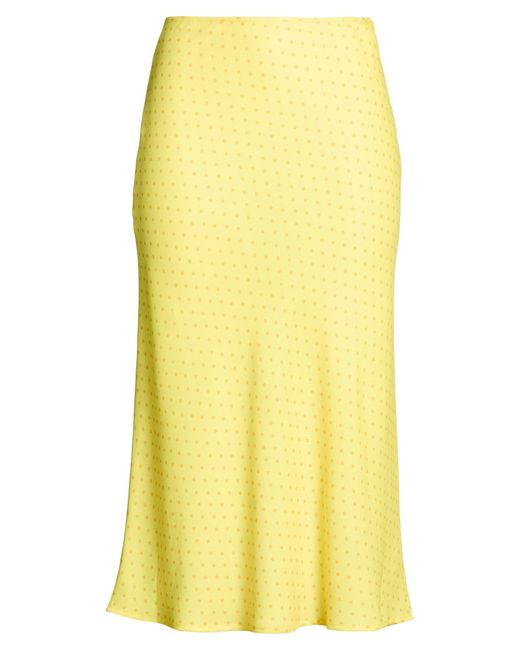 Bella Venice Yellow Midi Skirt Polyester
