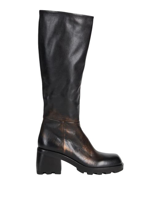 Elena Iachi Women's Black Boot Leather