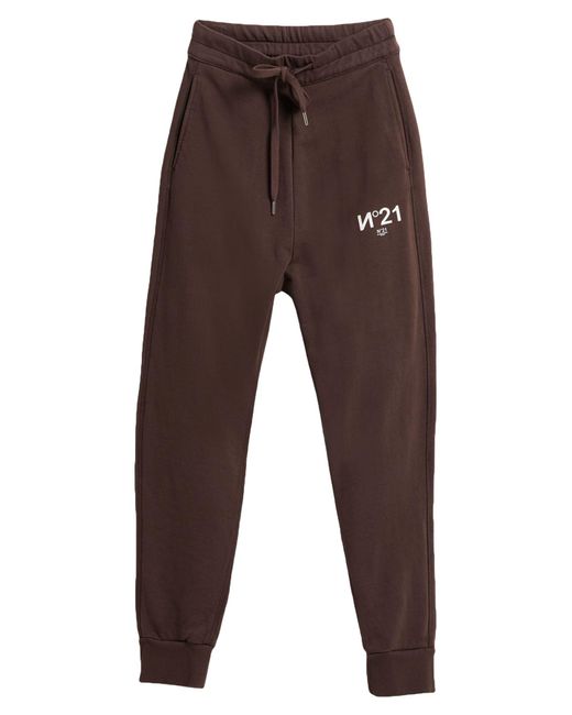 N°21 Brown Pants Cotton