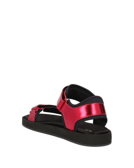 The Row Red Sandals
