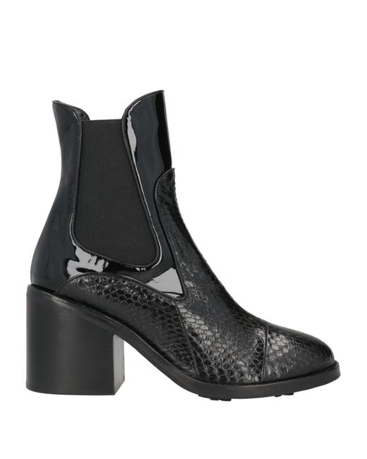 Fabrizio Viti Black Ankle Boots