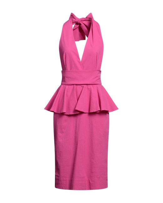 Vestido midi Essentiel Antwerp de color Pink