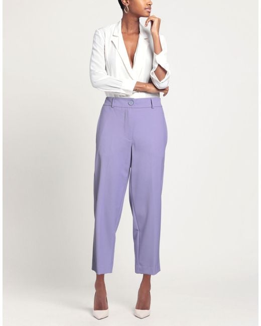 SOLOTRE Purple Pants