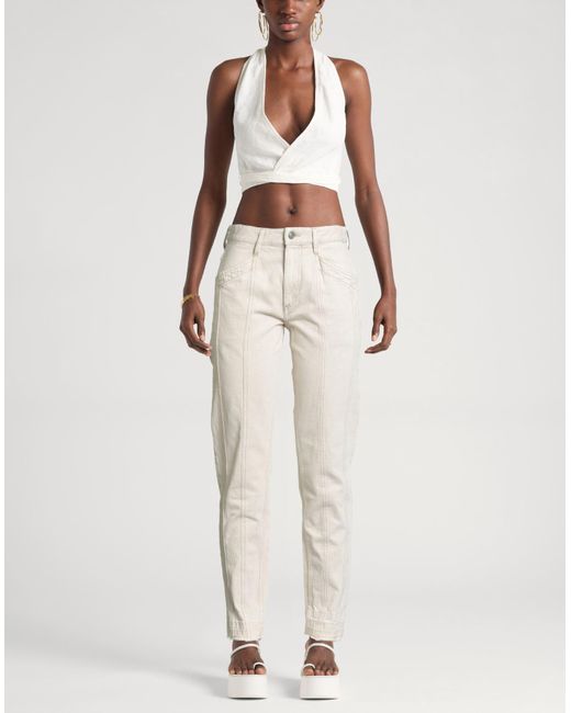 Isabel Marant Natural Jeanshose
