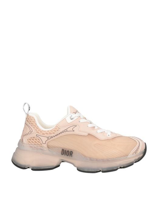 Dior Pink Sneakers Leather, Textile Fibers