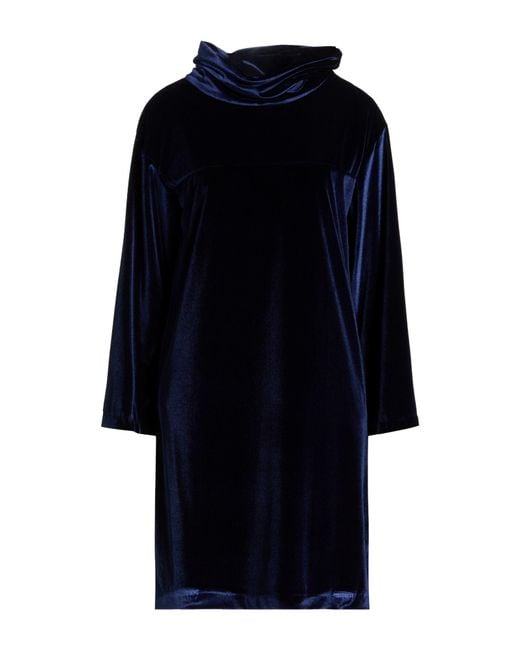 Caliban Blue Bright Mini Dress Polyester, Elastane