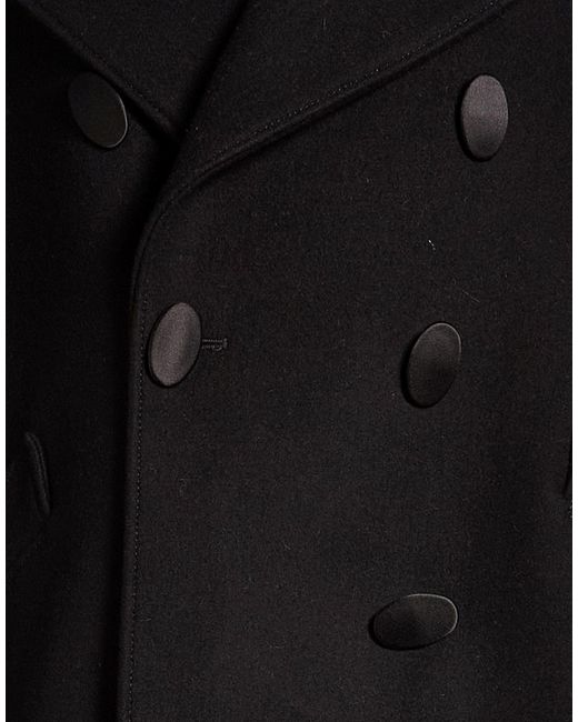 Givenchy Black Coat Wool