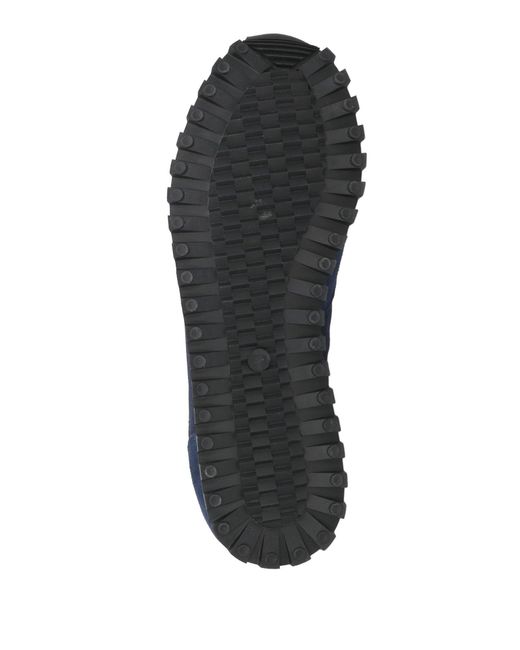 Spalwart Blue Midnight Sneakers Leather, Textile Fibers for men