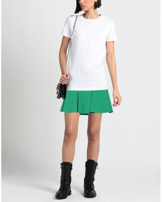Elisabetta Franchi Green Mini Skirt