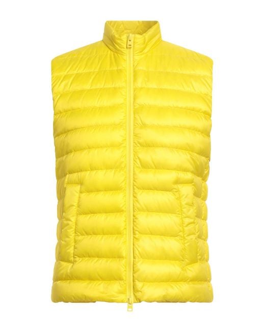 Herno Yellow Globe Vest Polyamide for men