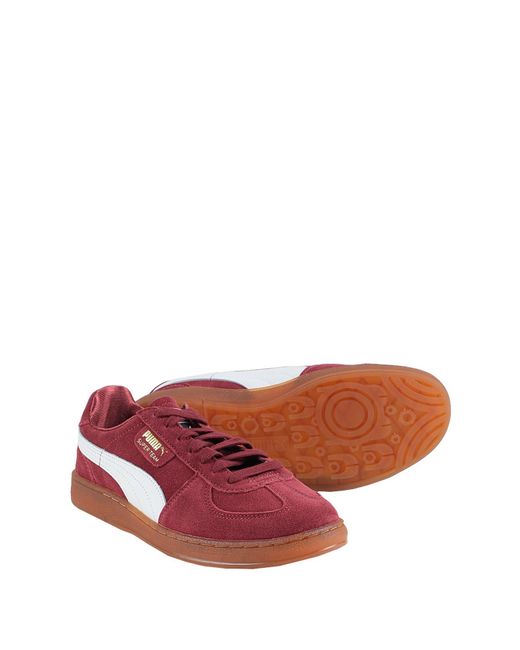 PUMA Red Super Team Suede Sneakers