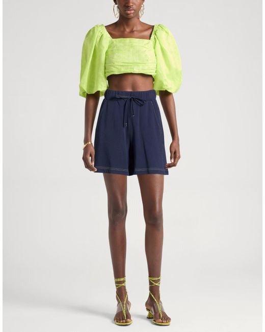 MAX&Co. Blue Shorts & Bermuda Shorts