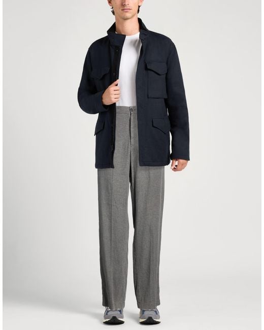 Barena Gray Pants Linen, Viscose for men
