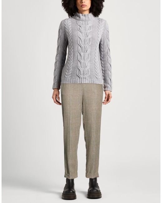 P.A.R.O.S.H. Gray P.A.R.O..H. Pants Viscose, Wool