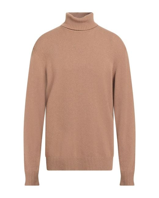 Roberto Collina Natural Turtleneck for men