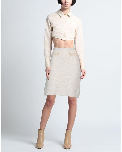 Lanvin White Mini Skirt