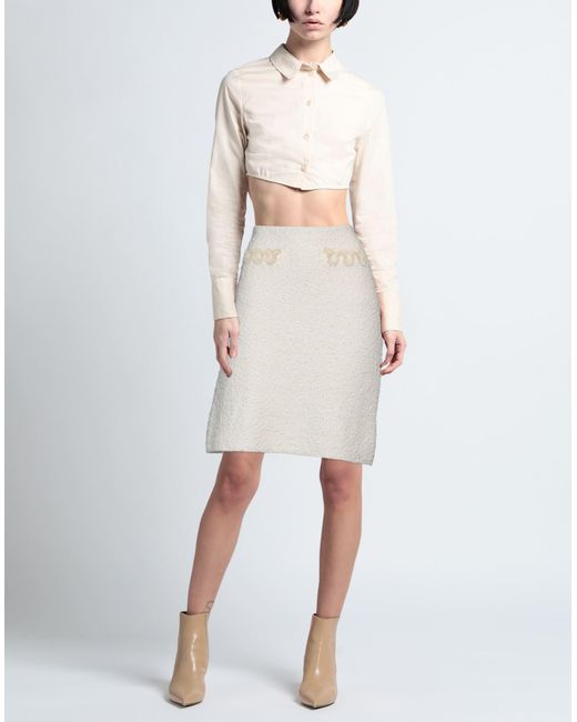 Lanvin White Mini Skirt