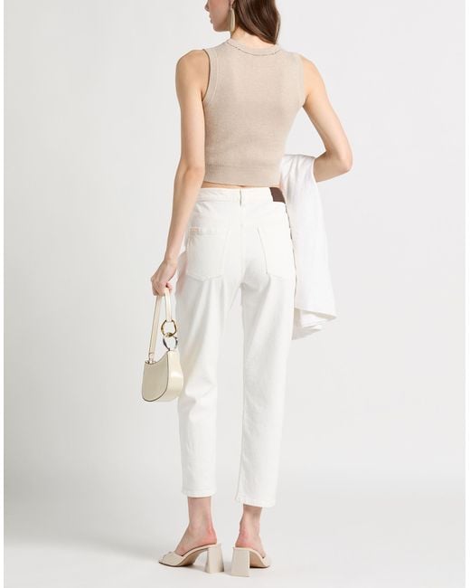 Brunello Cucinelli White Trouser