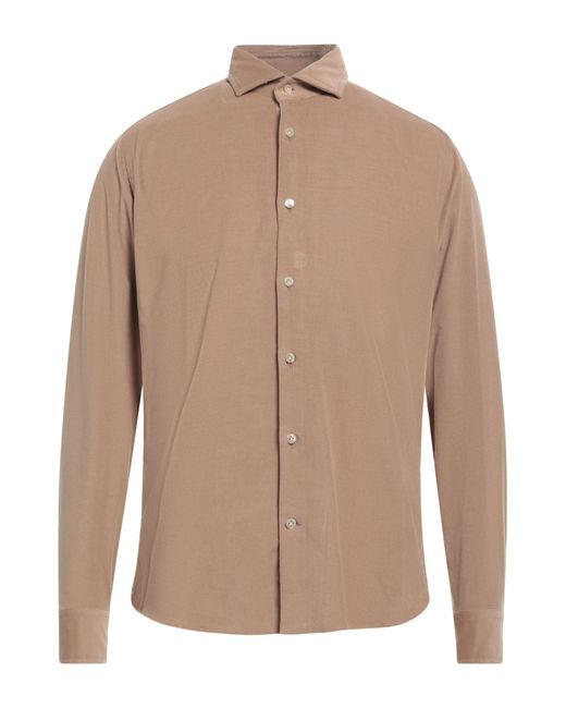 Chemise Tintoria Mattei 954 pour homme en coloris Brown